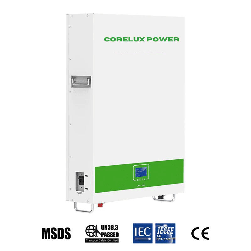 Australian CEC List Approved 51.2v 200Ah 10.24kWh Wallmouted Solar lifepo4 battery storage system